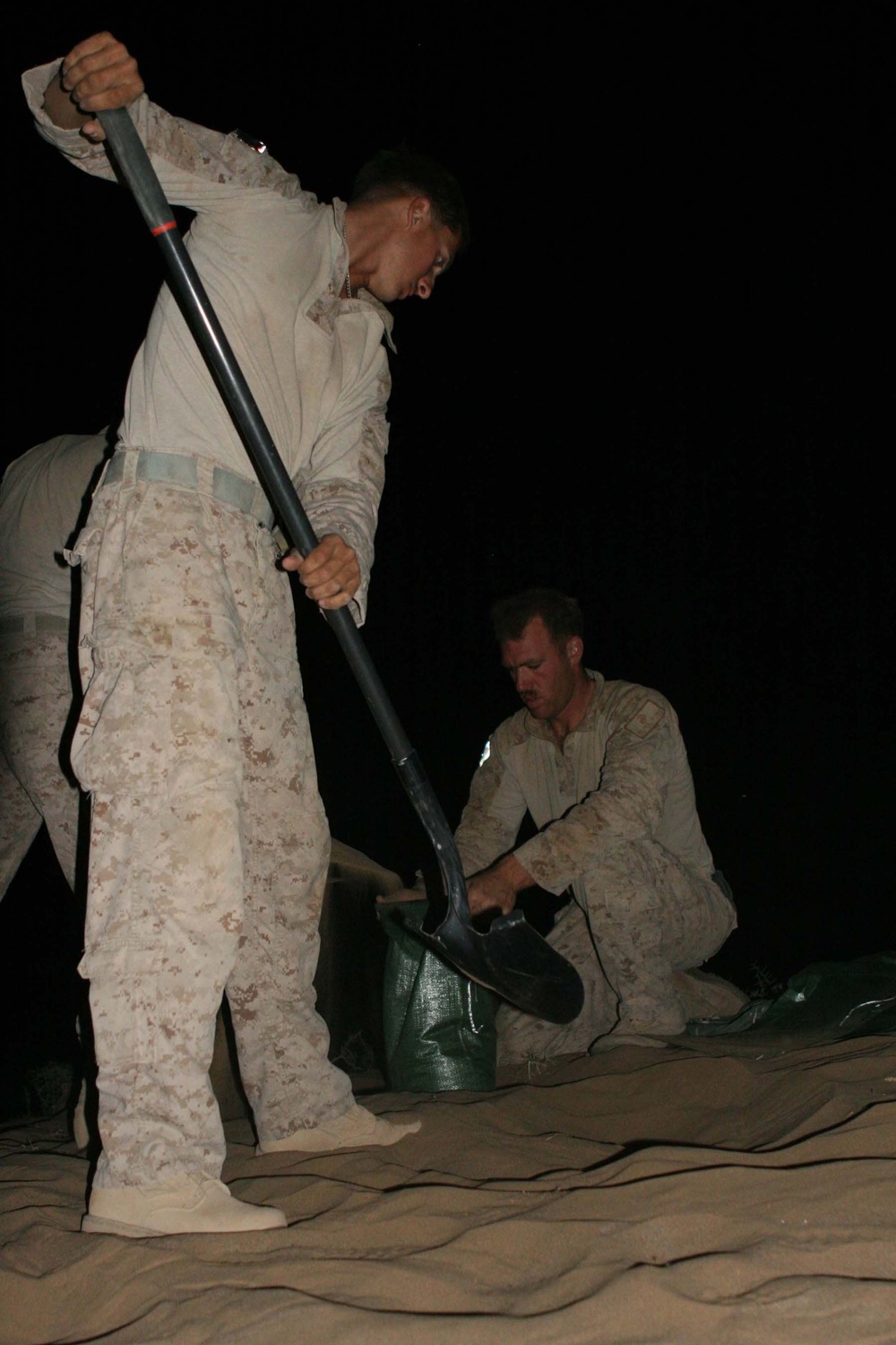 Marines construct new position near Taliban marketplace