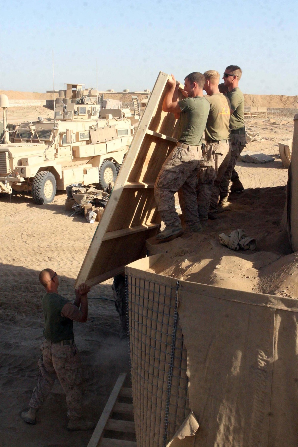 Marines construct new position near Taliban marketplace
