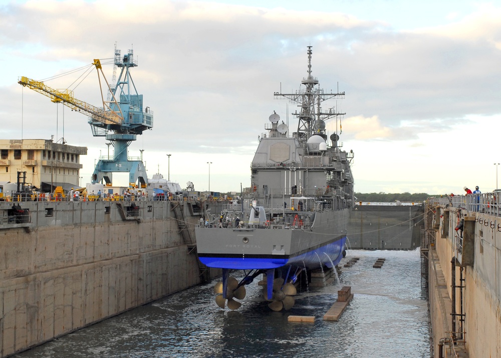 Docking in Pearl Harbor
