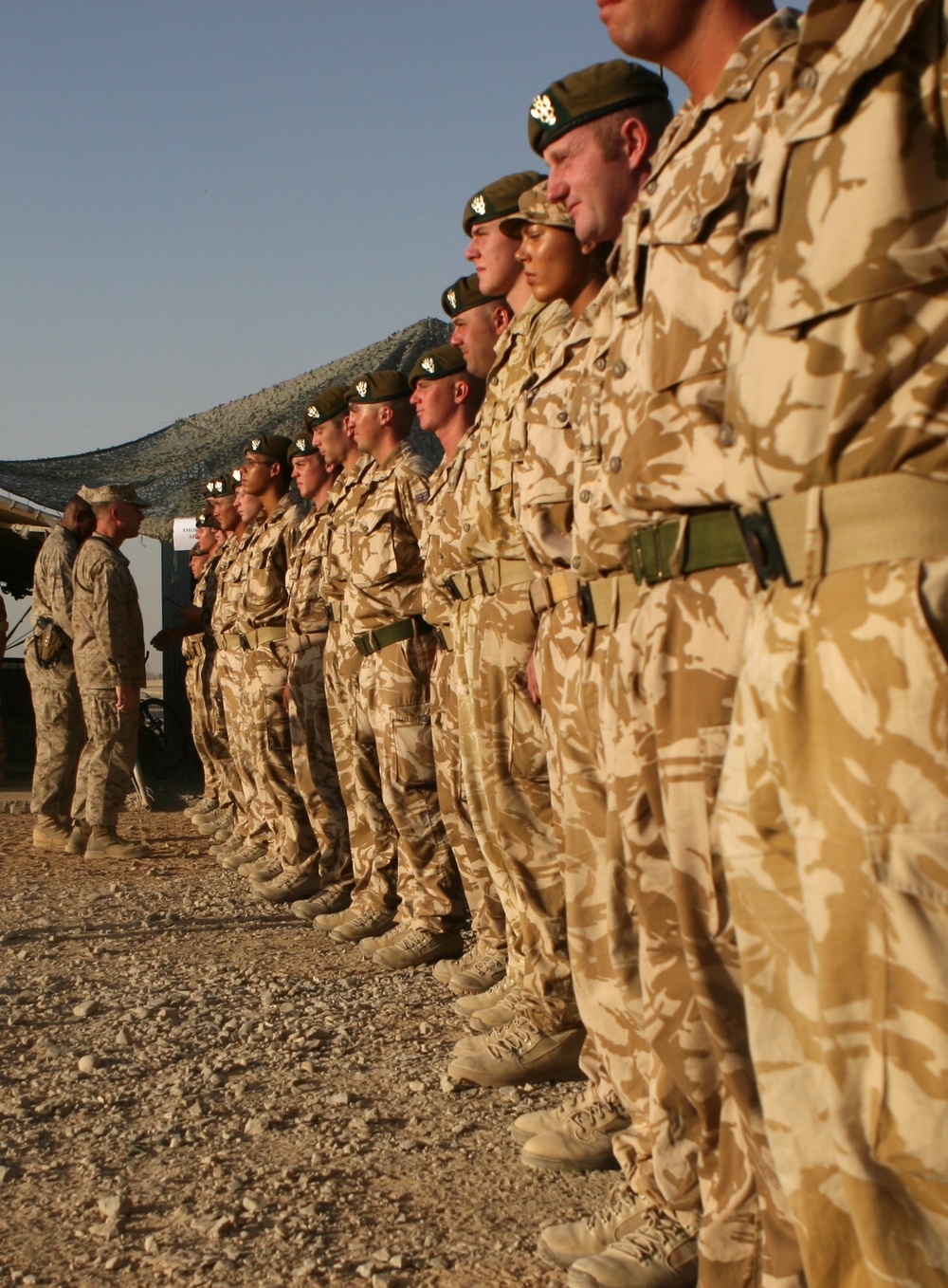 A True ISAF Collaboration: British and U.S. Forces Work Together to Secure Camps in Helmand Province