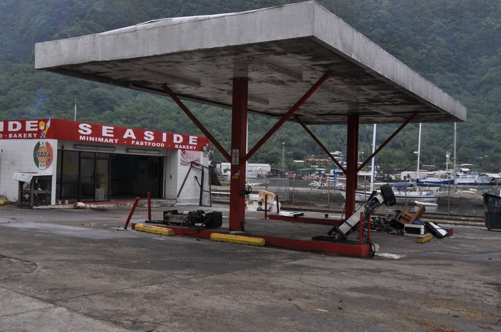 Relief efforts in Pago Pago