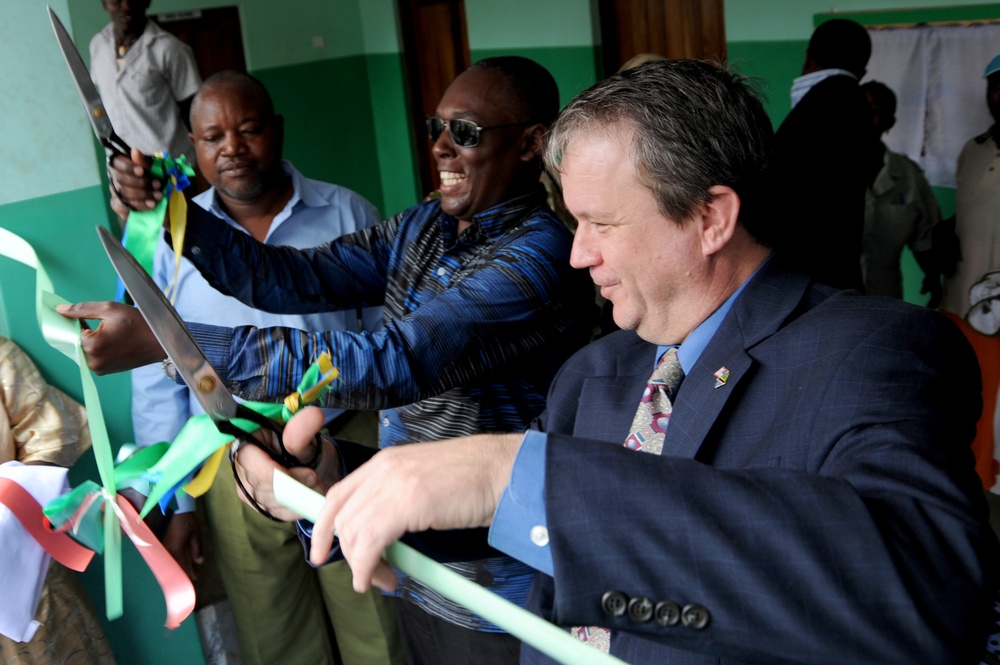 Health clinic dedication