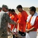 U.S., Iraqi soldiers attend soccer game