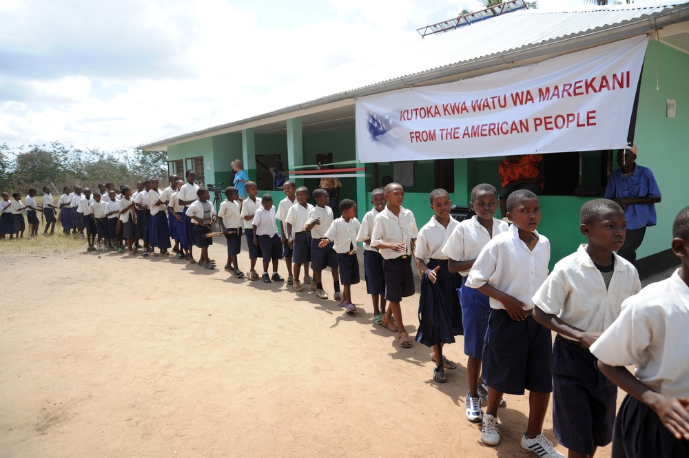 Health clinic dedication