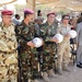 U.S., Iraqi soldiers attend soccer game