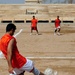 U.S., Iraqi soldiers attend soccer game