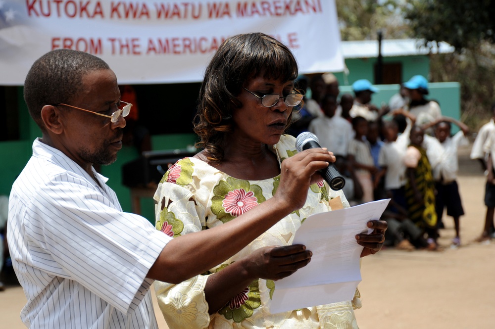 Health clinic dedication