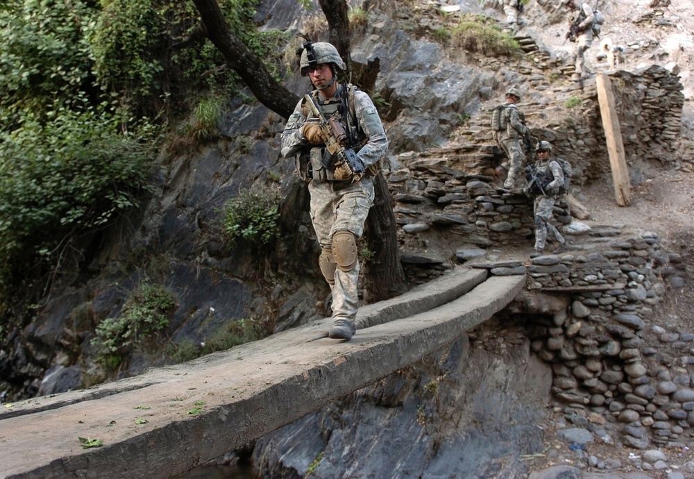 4th Infantry Division Soldiers Patrol Korengal Valley, Improve Lives of Citizens