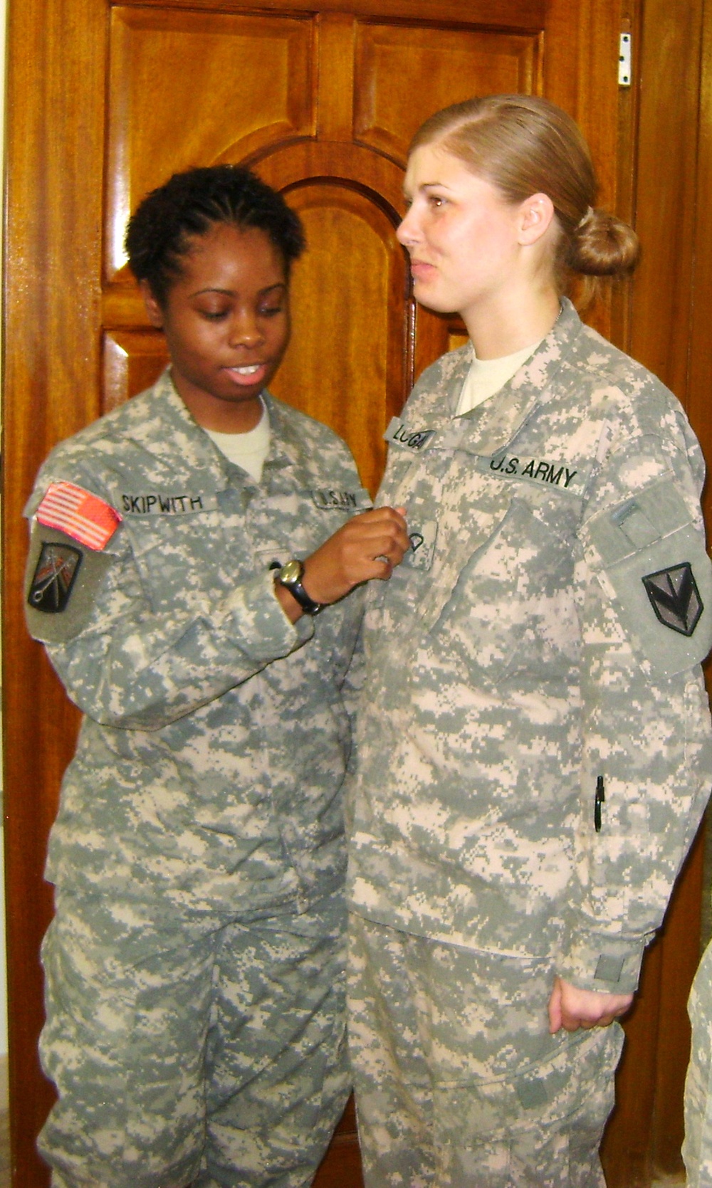 Private first class proud to be promoted