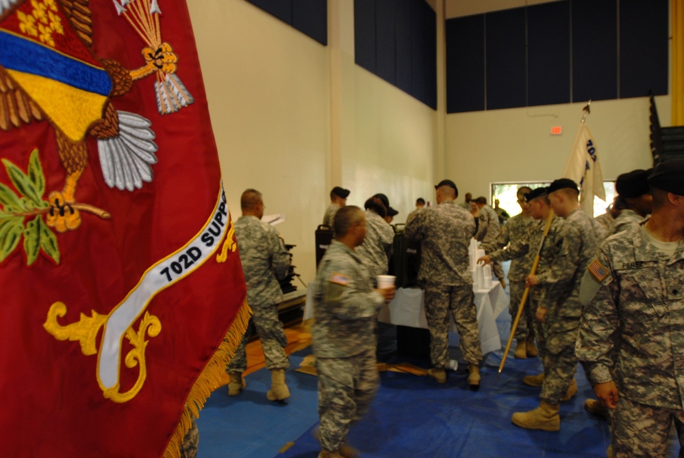 702nd Brigade Support Battalion reflagging ceremony
