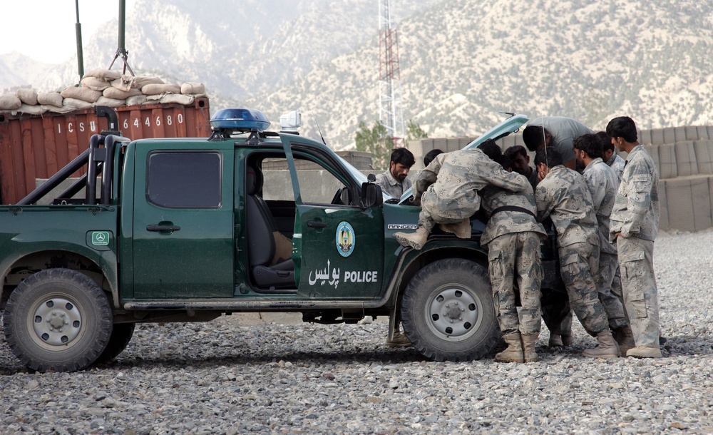 U.S. Troops Prepare Afghan Soldiers For Patrols in Paktiya Province