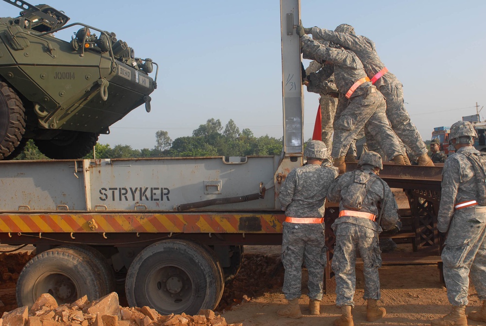 Strykehorse Soldiers Give Indian Army First Look at Strykers