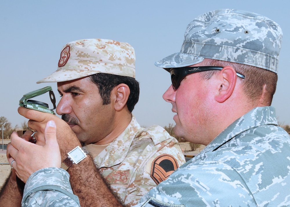 Host Nation Members Receive Security Forces Training From 386th ESFS