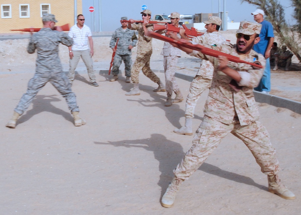 Host Nation Members Receive Security Forces Training From 386th ESFS