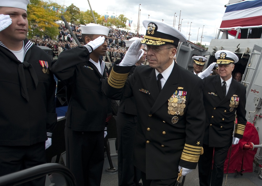 DVIDS - News - Mullen Praises 'Powerful Legacy' During Ship Commissioning