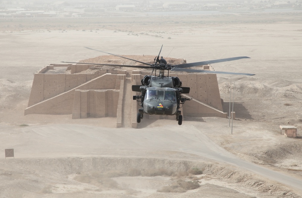 Black Hawks soar over Ziggurat