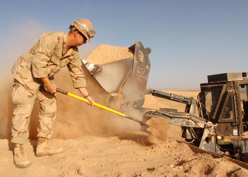 Seabees Build Ammo Supply Point