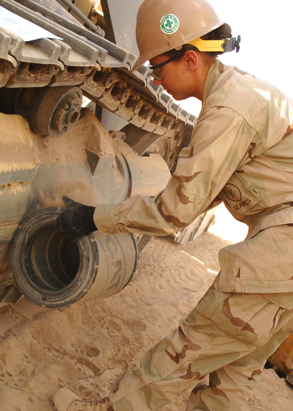 Seabees Build Ammo Supply Point