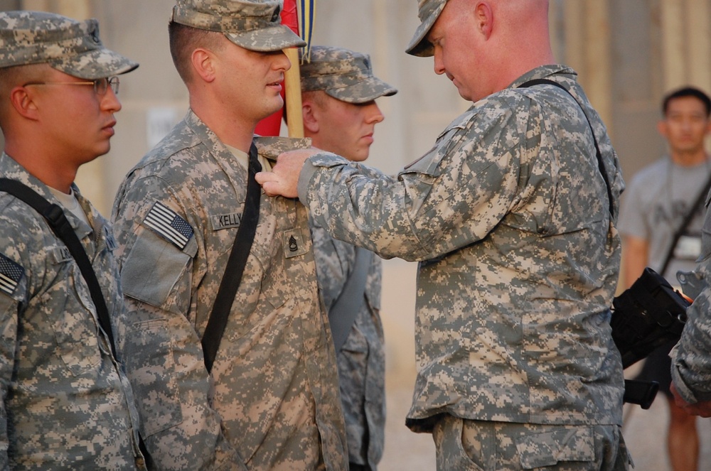 Engineers receive Combat Action Badge