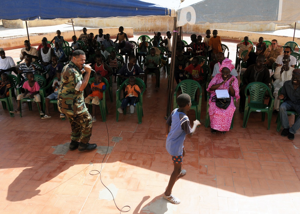 U.S. Navy Band Performs in Senegal During APS Deployment