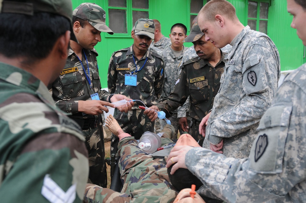 Medics polish skills during TC3 workshop in India