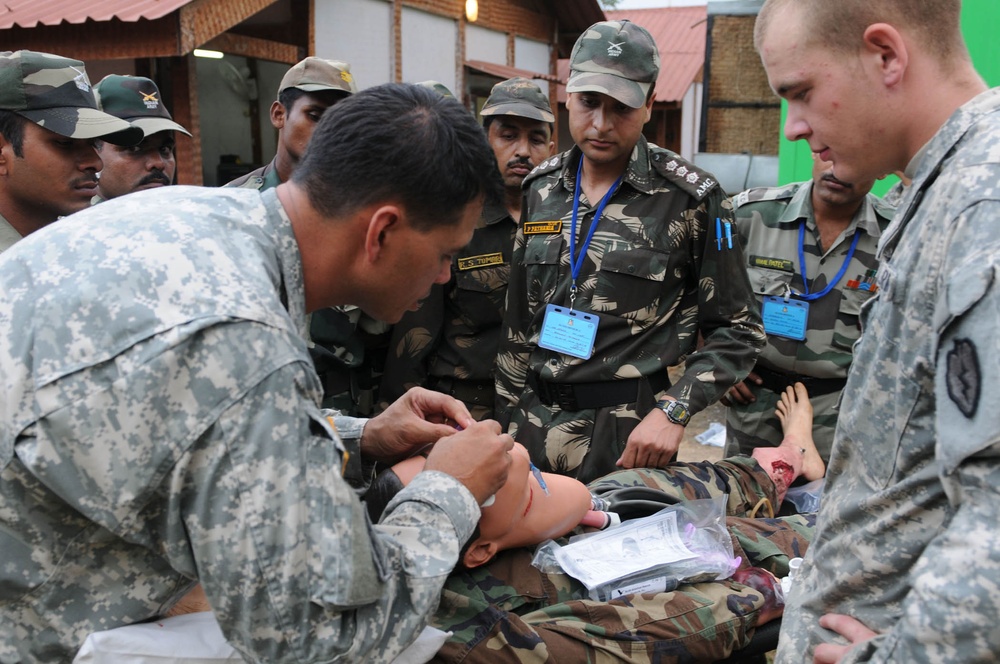 Medics polish skills during TC3 workshop in India