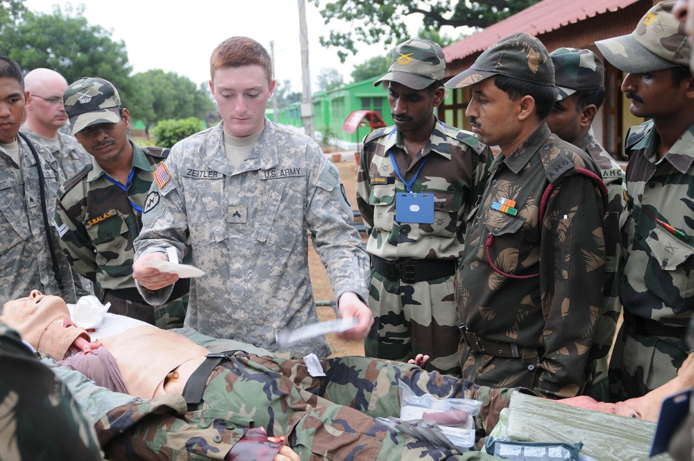 Medics polish skills during TC3 workshop in India