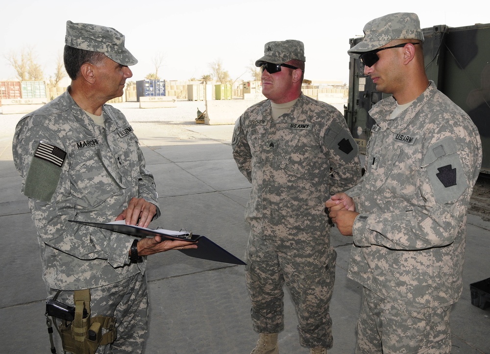 DVIDS - Images - 28th Division Commanding General, CSM visit Keystone ...