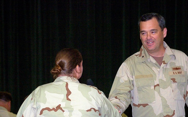 Gitmo commander speaks to service members