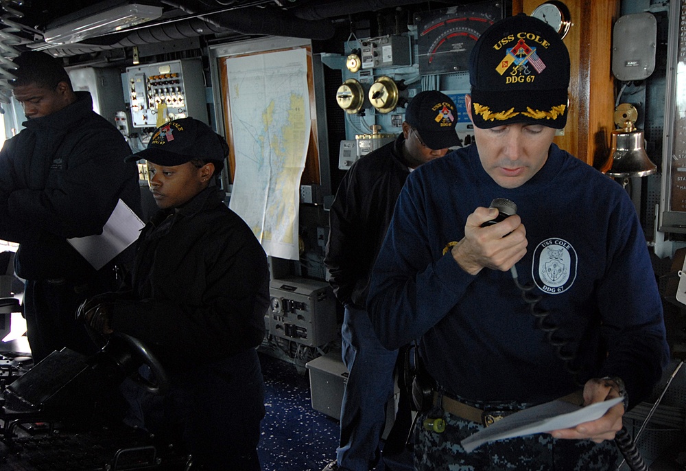 USS Cole participates in joint exercise