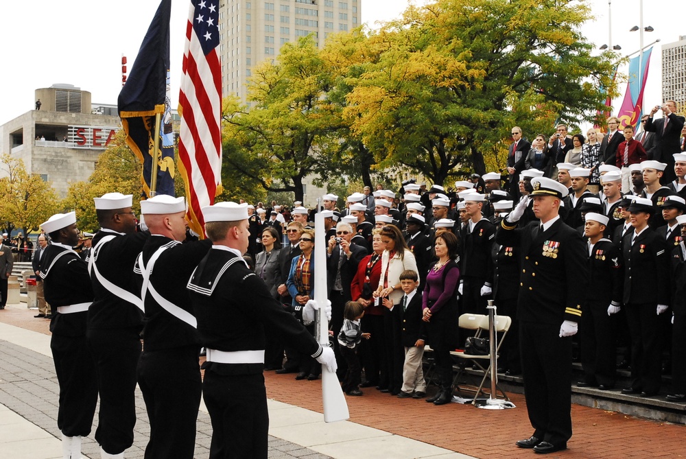 Wayne E. Meyer commissioning