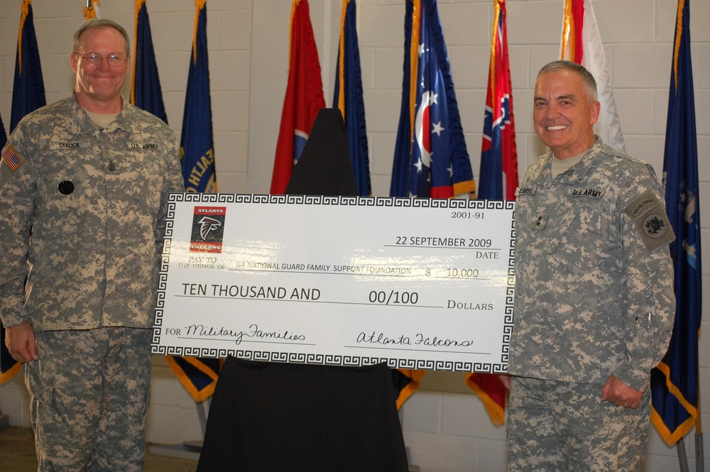 Freedom Team Salute Presentation to the Atlanta Falcons