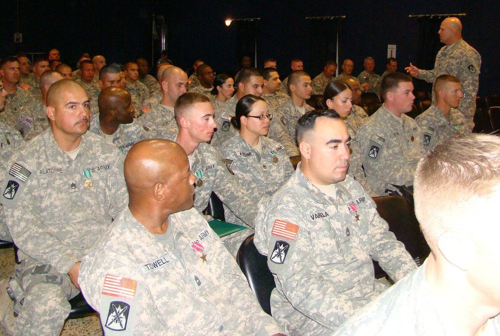 419th CSSB receives awards as they prepare to head home