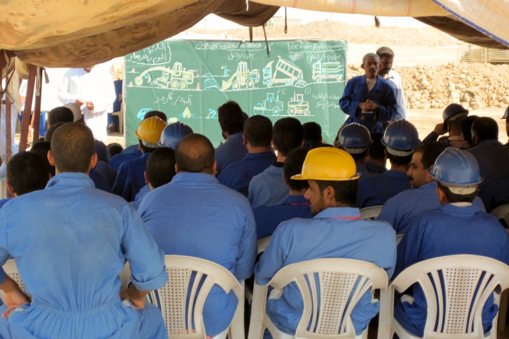 Iraqi student workers graduate to Tal Abtha Road Project