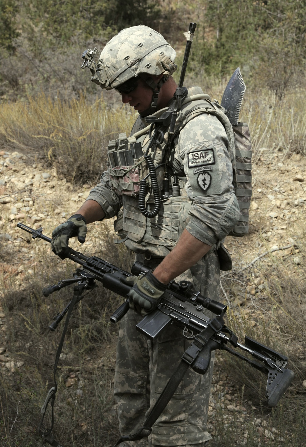 Soldiers Patroling the Countryside