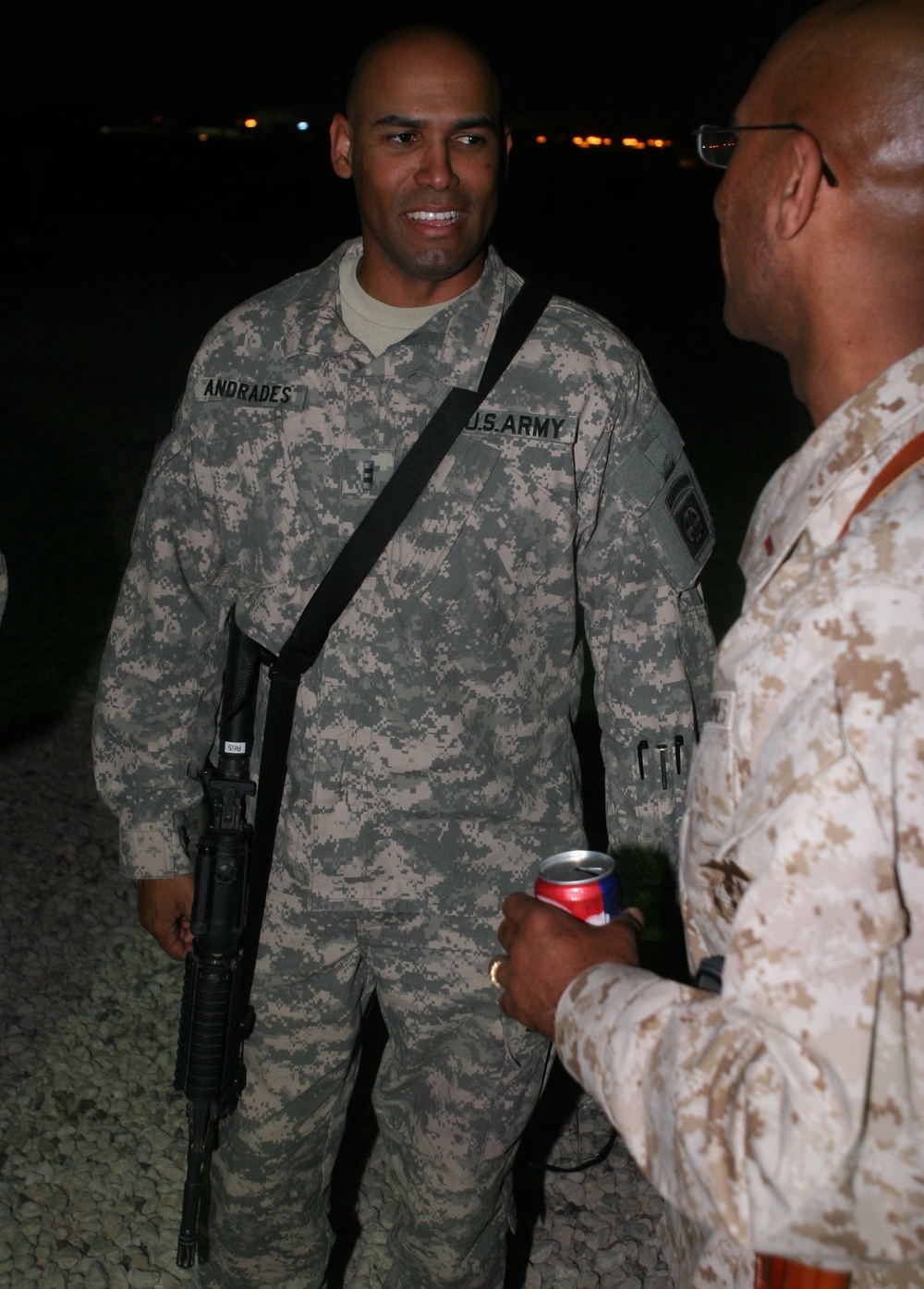 CWOs aboard Al Asad hold inter-service BBQ