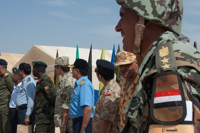 Multinational forces storm across Egypt