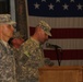 Commanders Pass Company Guidon in Iraq
