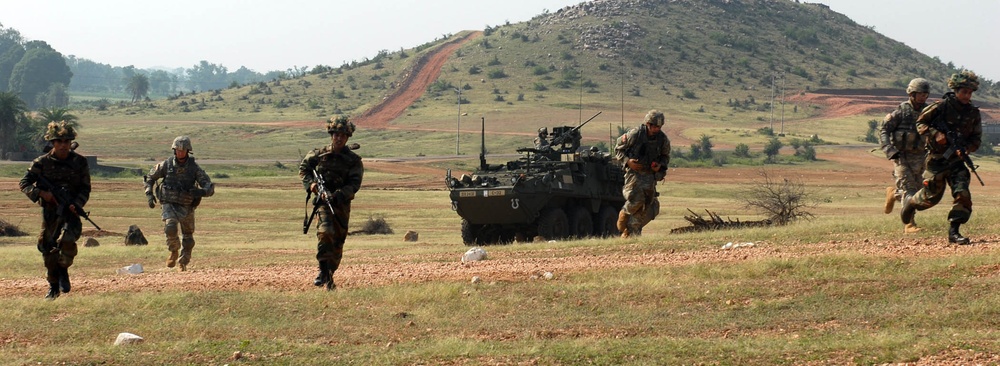Range Training in India Fires Up Strykehorse Soldiers
