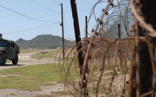 MP's patrol Gitmo perimeter