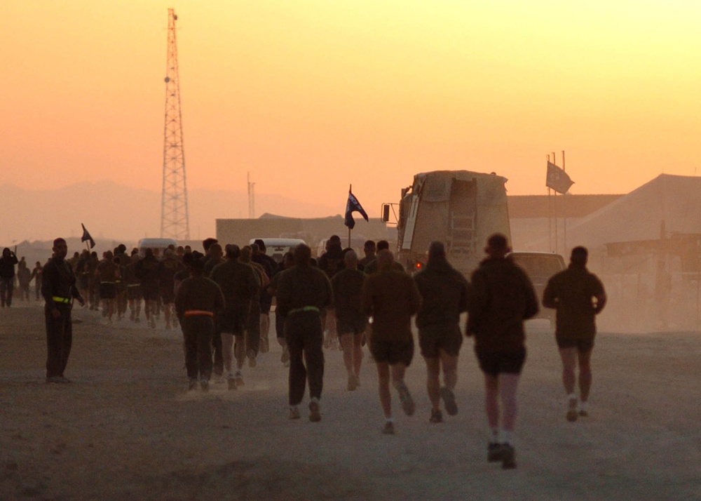 Camp Leatherneck Runs 5K on Navy's Birthday