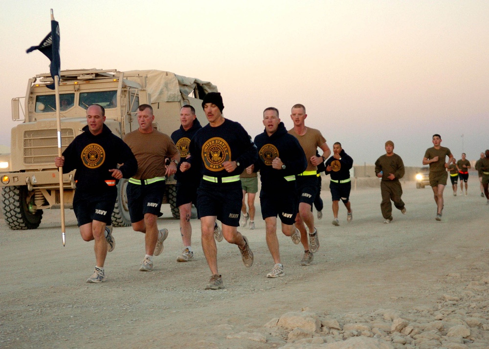 Camp Leatherneck Runs 5K on Navy's Birthday