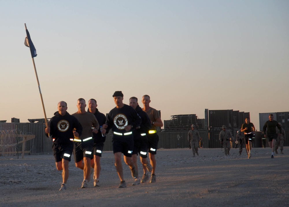 Camp Leatherneck Runs 5K on Navy's Birthday