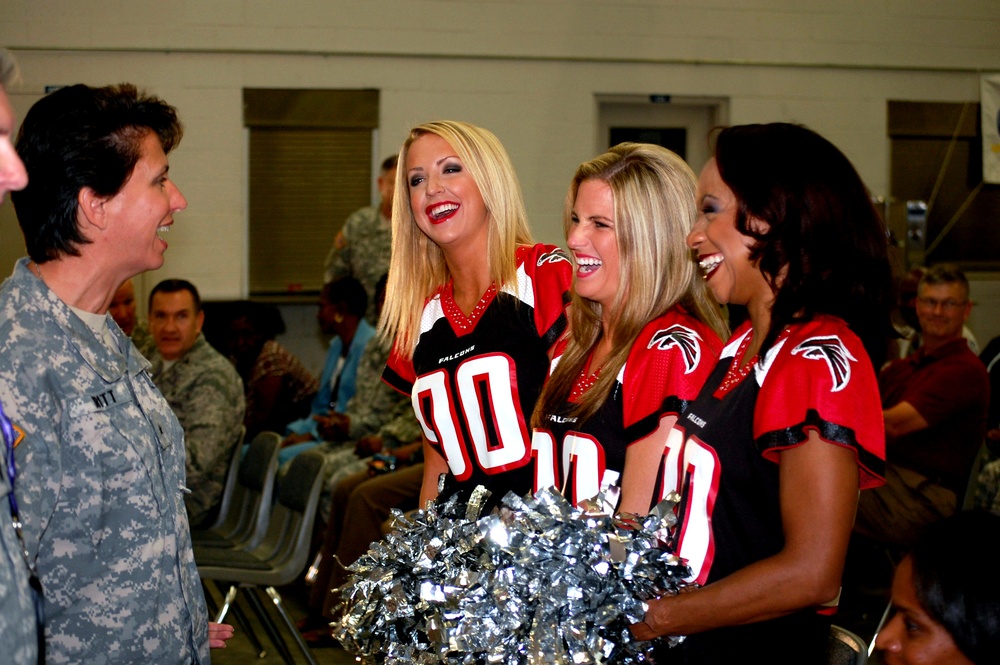 Freedom Team Salute Presentation to the Atlanta Falcons