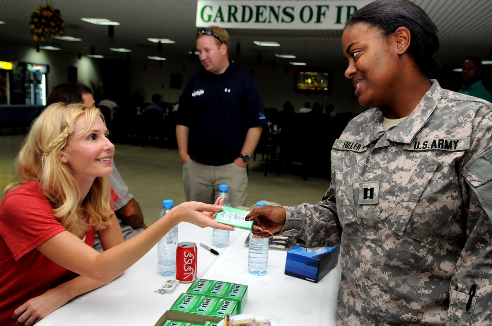 Celebrities Show Appreciation for Deployed Service Members