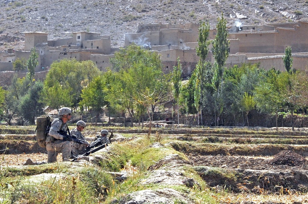 Paratroopers Conducts Air Assault in Bermel District