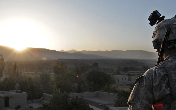 Paratroopers Conducts Air Assault in Bermel District