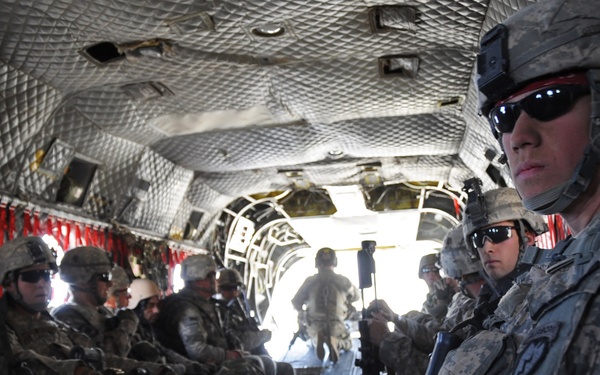 Paratroopers Conducts Air Assault in Bermel District