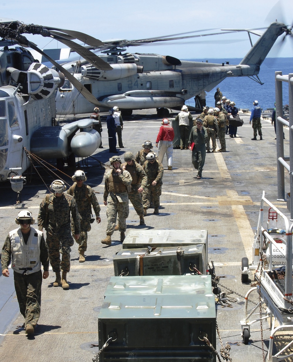 U.S. Troops From Okinawa Provide Aid in Aftermath of Natural Disasters