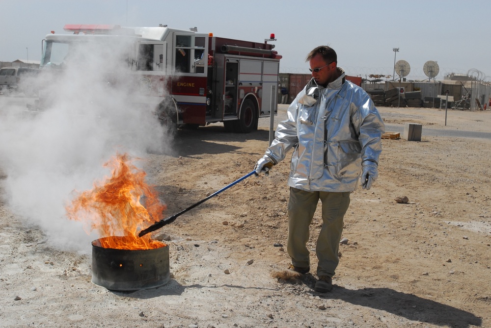 Firemen of Contingency Operating Base Basra Protect Those Who Protect Freedom